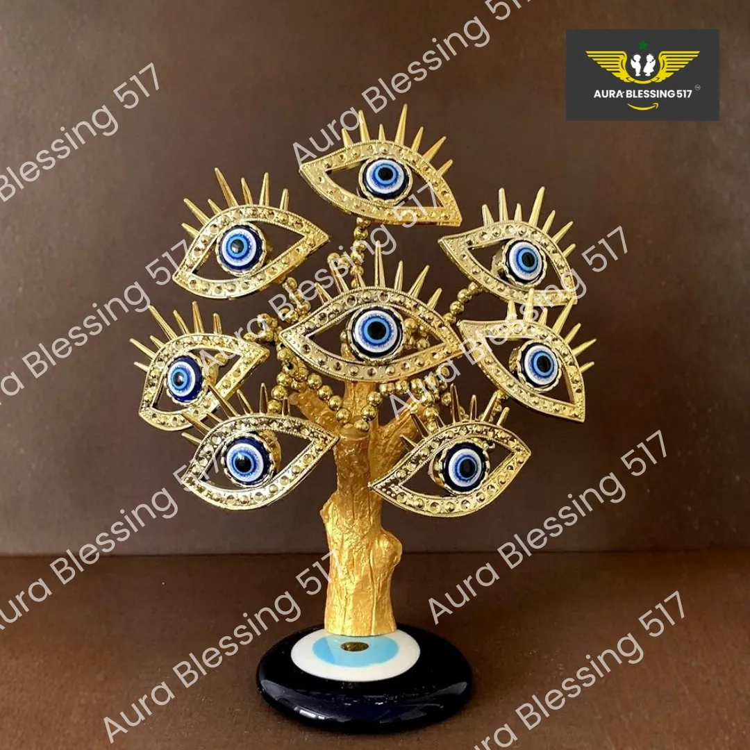 Betterdecor Turkish Nazar Blue Evil Eye Lucky Tree